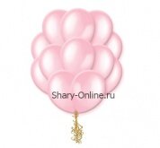 Воздушные шары с гелием перламутровые «Розовые»
