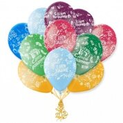 Воздушные шары с гелием с днем рождения «Подарки»