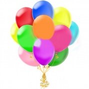Воздушные шары с гелием «Ассорти», пастель